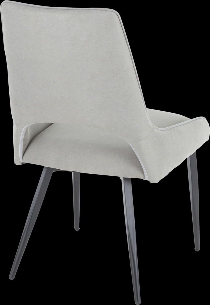 Milaudon Gray Side Chair, Set of 2 - Thumbnail - Image 4