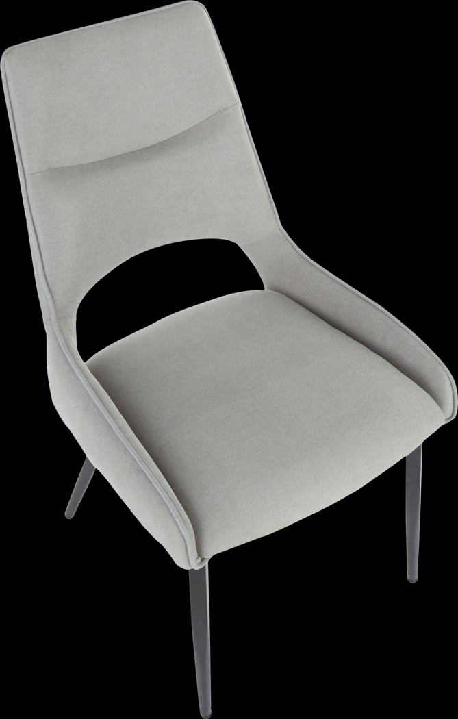 Milaudon Gray Side Chair, Set of 2 - Thumbnail - Image 7