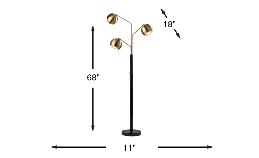 Dimension Image. Please refer to the Dimension Tab on this page for dimension details.