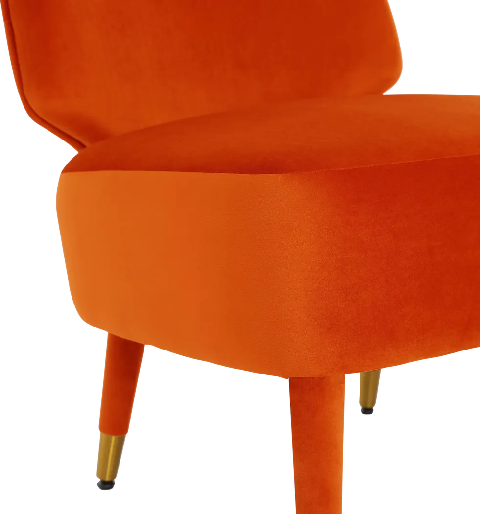 Mildine Orange Accent Chair - Thumbnail - Image 5