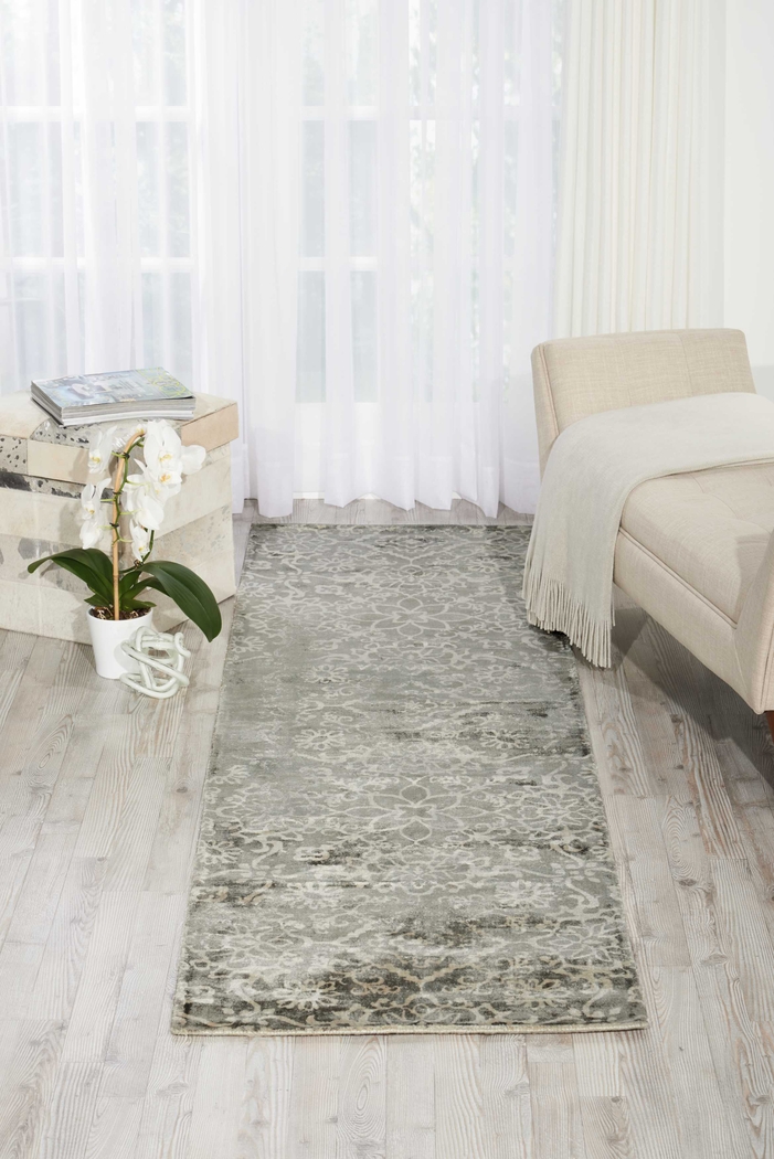 Milen Gray 2'3 x 8' Runner Rug - Thumbnail - Image 4