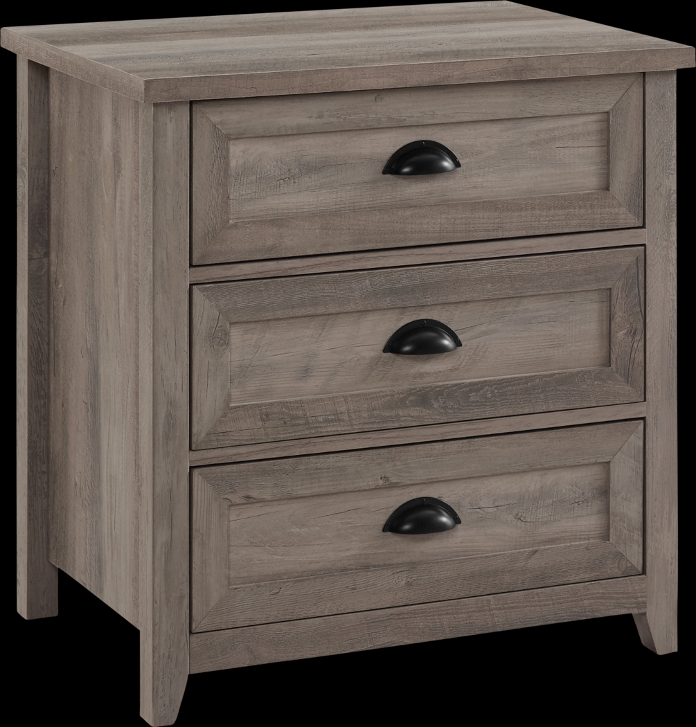 Milesford Gray Nightstand - Thumbnail - Image 1