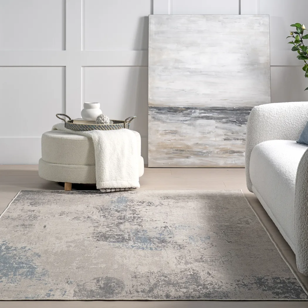 Miliania Gray 5' x 8' Rug - Thumbnail - Image 8