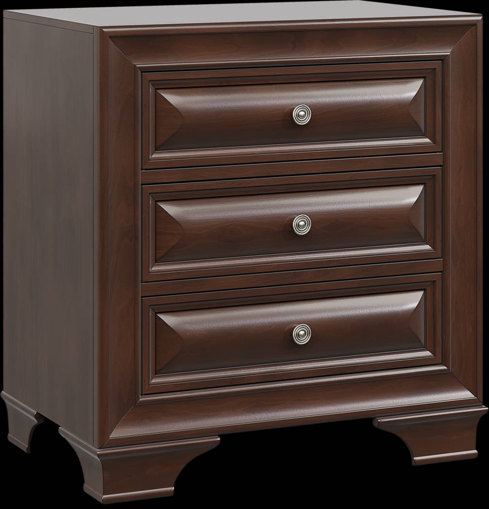 Mill Valley II Cherry Finish Nightstand - Thumbnail - Image 3