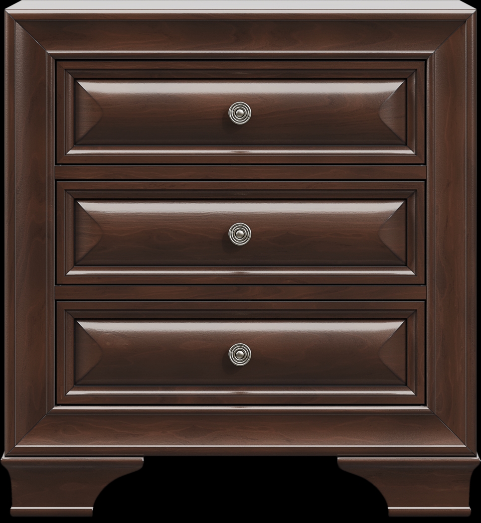 Mill Valley II Cherry Finish Nightstand - Thumbnail - Image 1