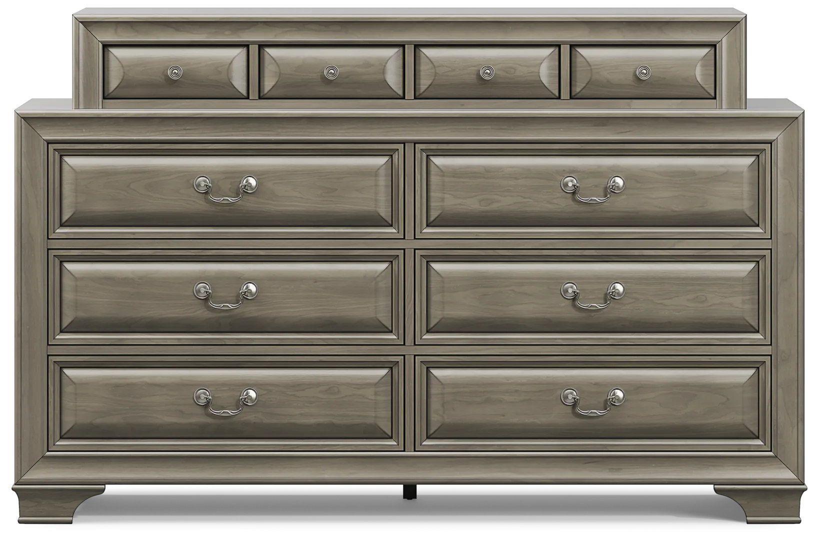 gray dresser