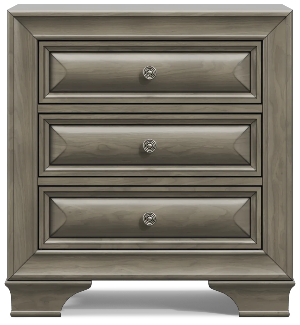 gray nightstand