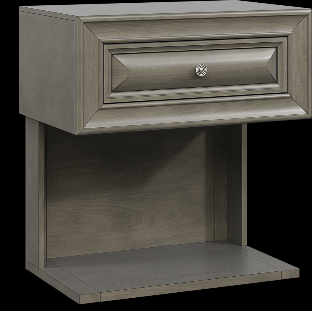 Mill Valley II Gray Nightstand - Thumbnail - Image 2