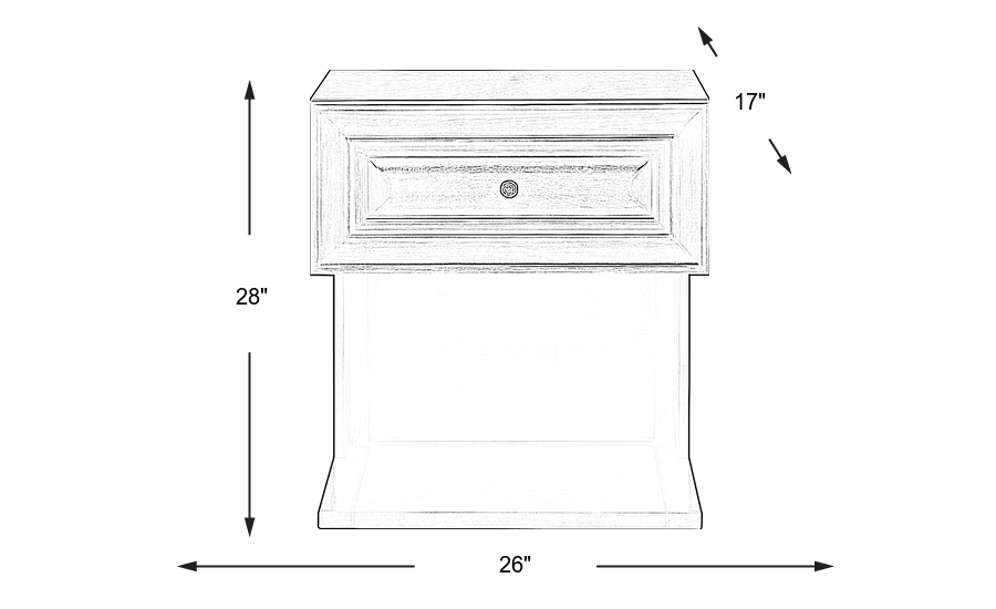Dimension Image. Please refer to the Dimension Tab on this page for dimension details.