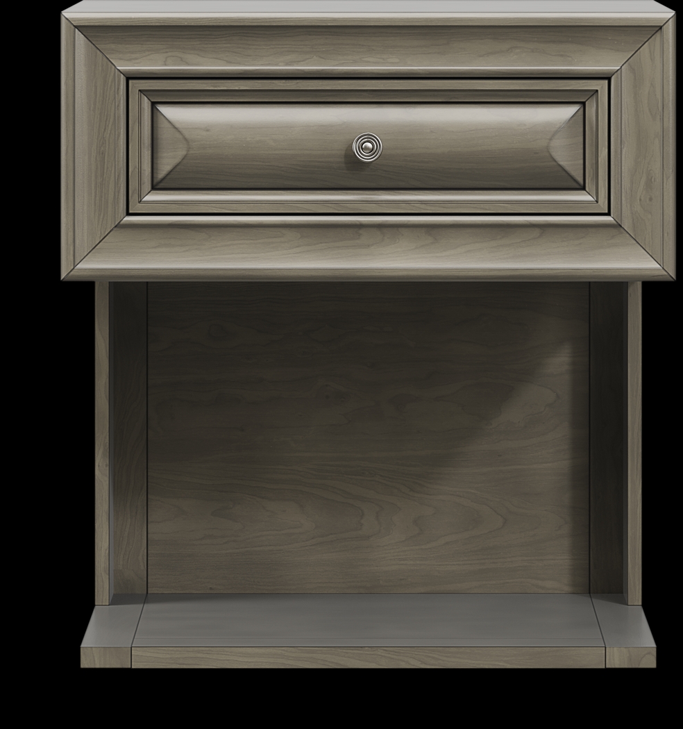 Mill Valley II Gray Nightstand - Thumbnail - Image 1