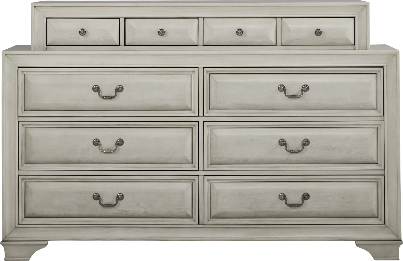 Mill Valley II White 7 Pc King Sleigh Bedroom with Storage - Thumbnail - Image 5