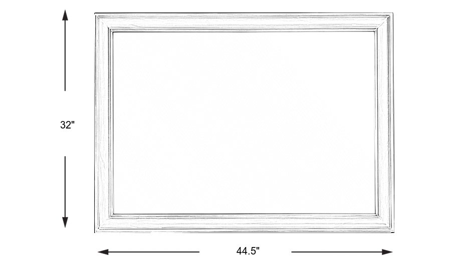 Dimension Image. Please refer to the Dimension Tab on this page for dimension details.