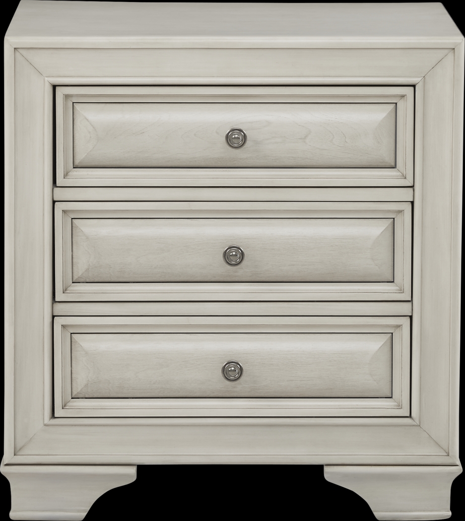 Mill Valley II White Nightstand - Thumbnail - Image 1