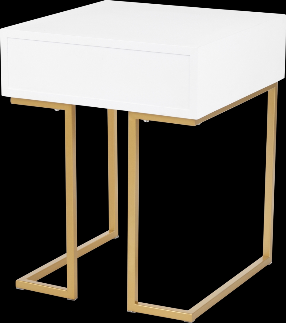 Millbank White Accent Table - Thumbnail - Image 2