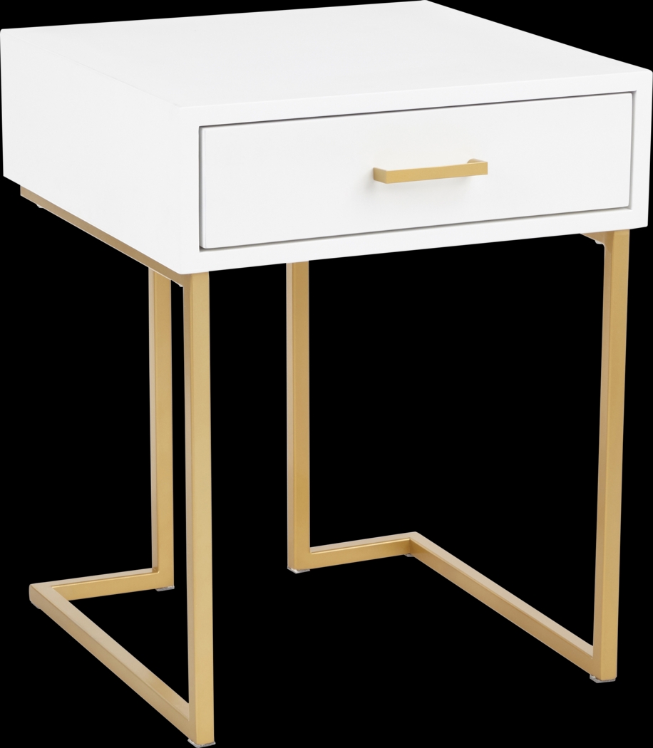 Millbank White Accent Table - Thumbnail - Image 1