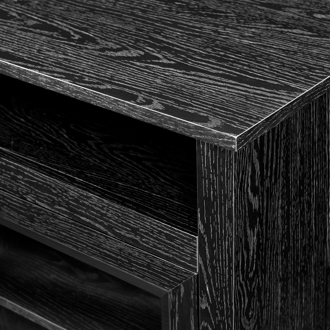 Millbrad Black 70 in. Console, With Electric Fireplace - Thumbnail - Image 5