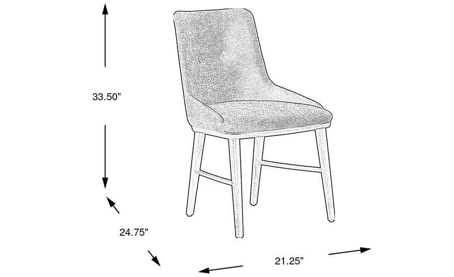 Dimension Image. Please refer to the Dimension Tab on this page for dimension details.