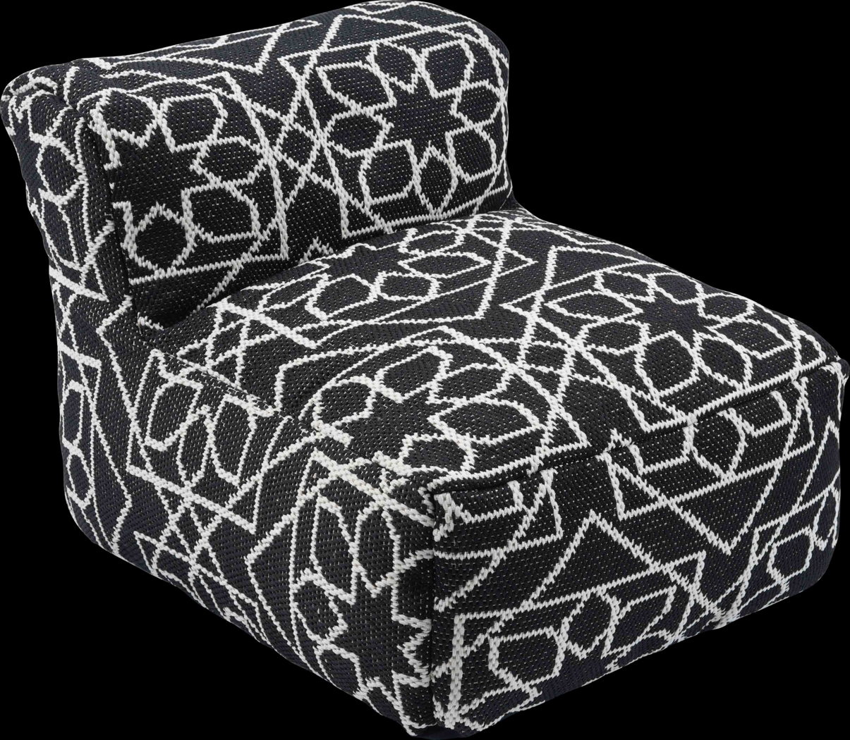 Millcanyon Black Pouf - Thumbnail - Image 1