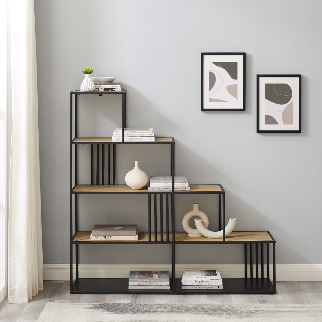 Millehouse Oak Short Bookcase - Thumbnail - Image 2