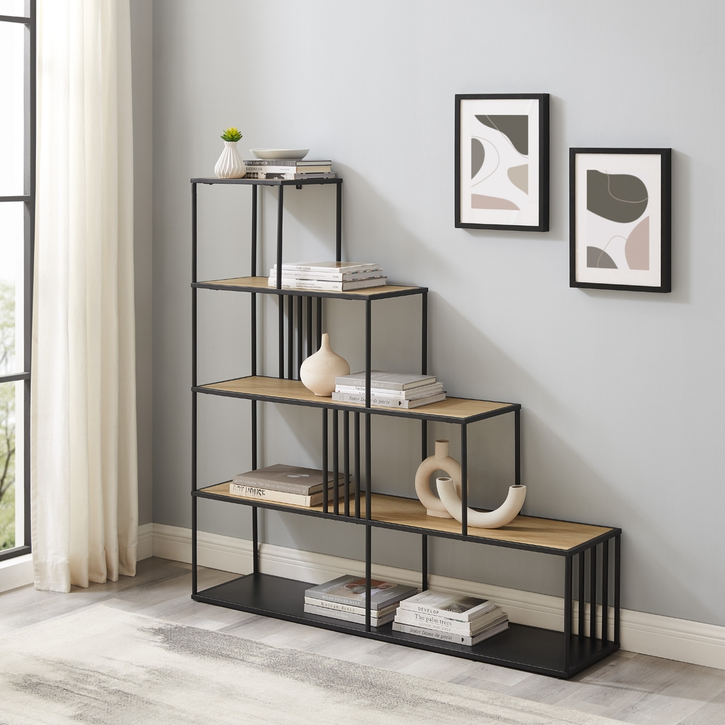 Millehouse Oak Short Bookcase - Thumbnail - Image 3