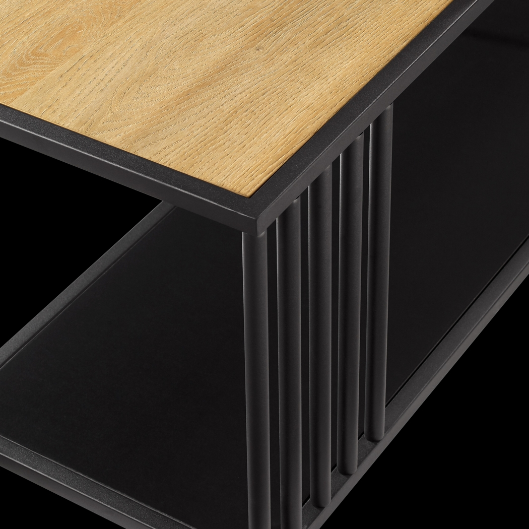 Millehouse Oak Short Bookcase - Thumbnail - Image 4