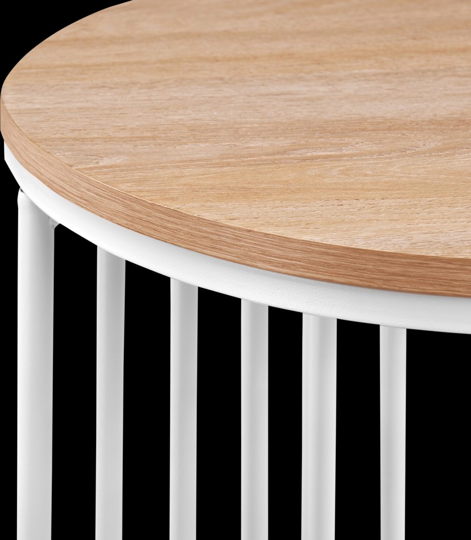 Millehouse White End Table - Thumbnail - Image 4