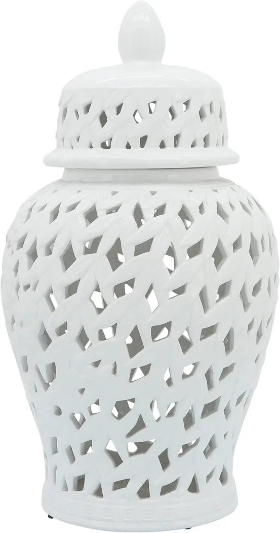 Millenbrook White Small Temple Jar - Thumbnail - Image 3