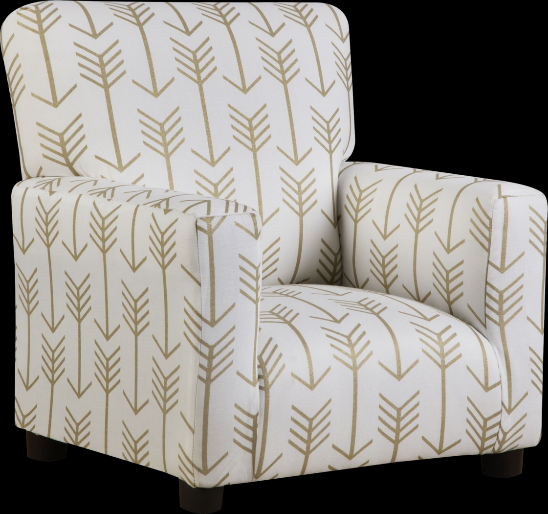 Millie Beige Toddler Accent Chair - Thumbnail - Image 1