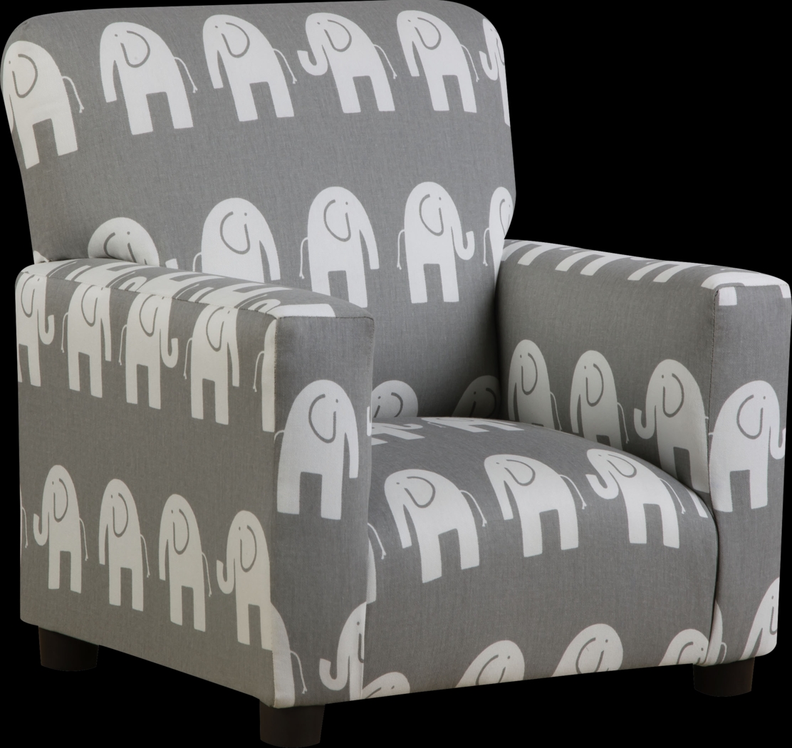 Millie Gray Toddler Accent Chair - Thumbnail - Image 1