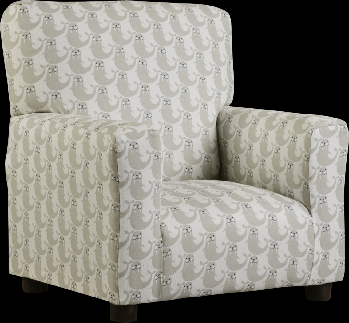 Millie Light Gray Toddler Accent Chair - Thumbnail - Image 1