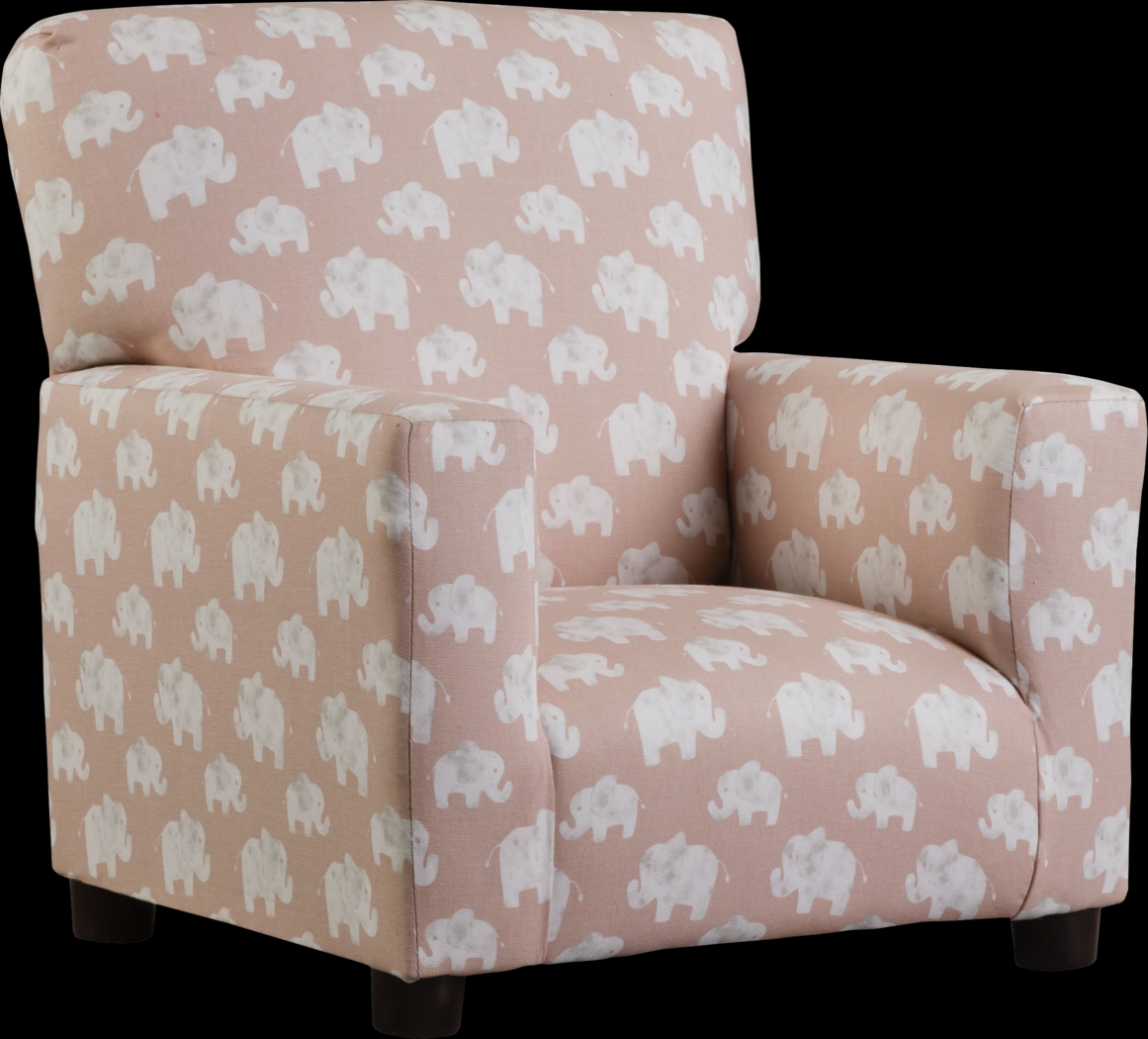 Millie Light Pink Toddler Accent Chair - Thumbnail - Image 1