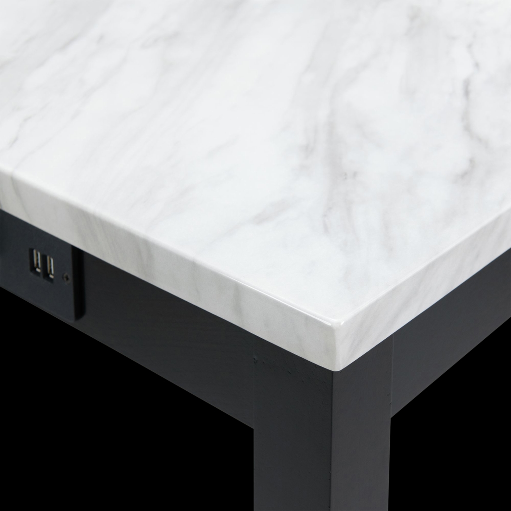 Millpond White Bar Table with Stools - Thumbnail - Image 8