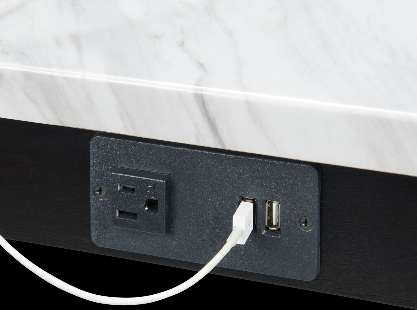 Millpond White Bar Table with Stools - Thumbnail - Image 9