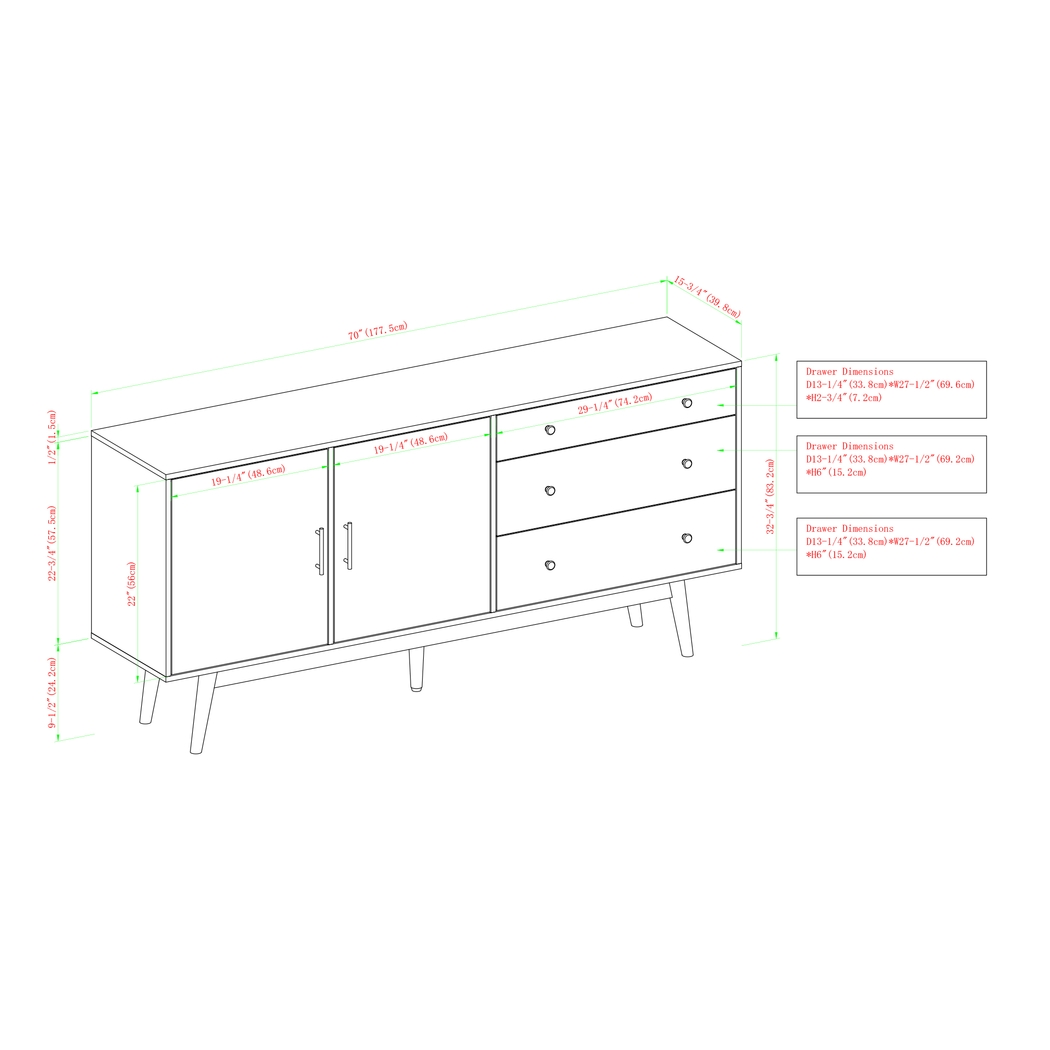 Millport Brown Sideboard - Thumbnail - Image 6