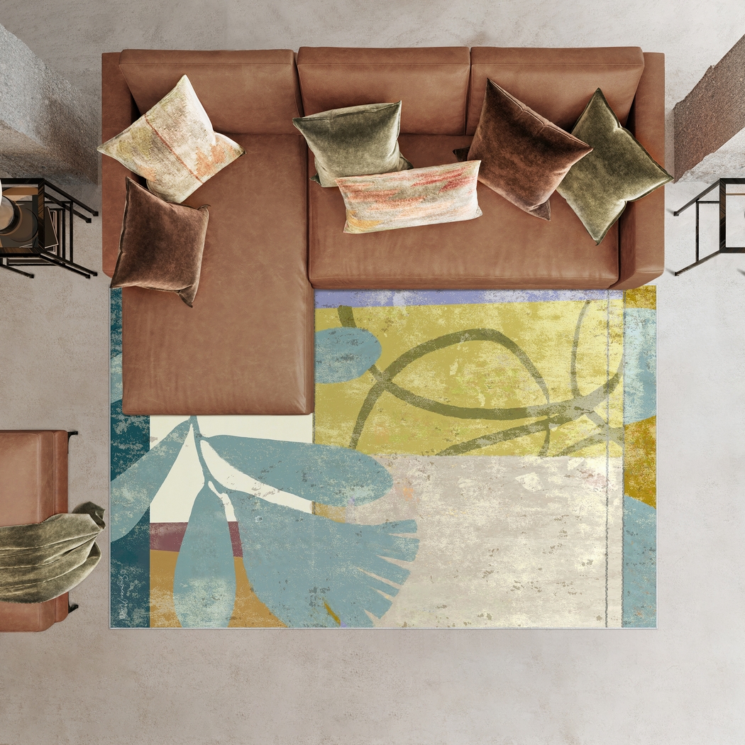 Mills Cottage Gray 7'7 x 10'5 Rug - Thumbnail - Image 2