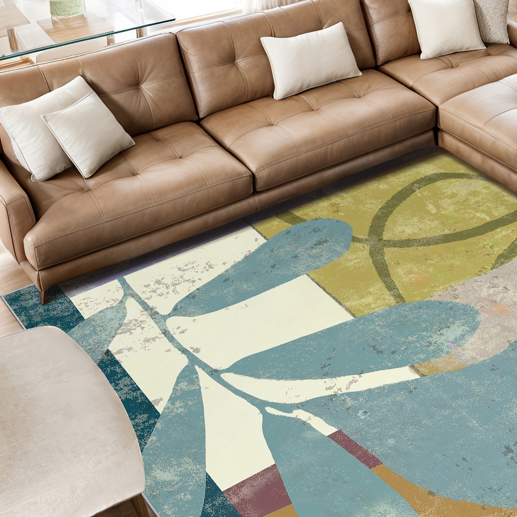 Mills Cottage Gray 7'7 x 10'5 Rug - Thumbnail - Image 3