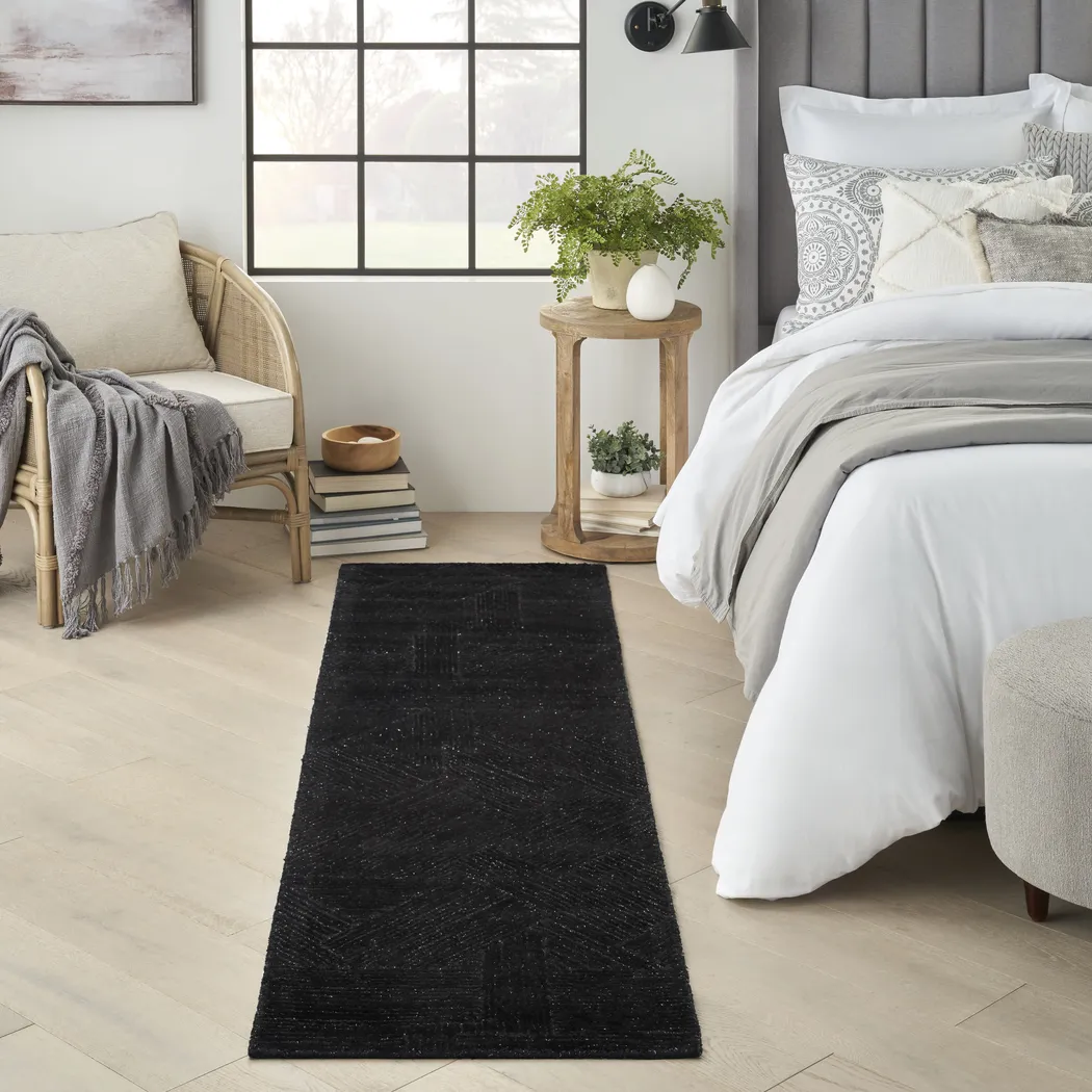 Millsboro Black 2'3 x 8' Rug - Thumbnail - Image 2