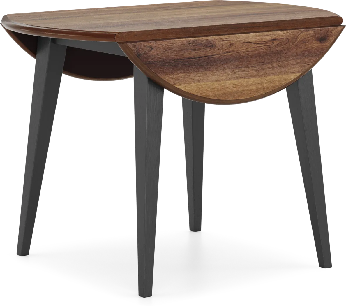Millsboro 5 Pc Black Dining Room Set With Leg Table, Side Chair | Rooms ...