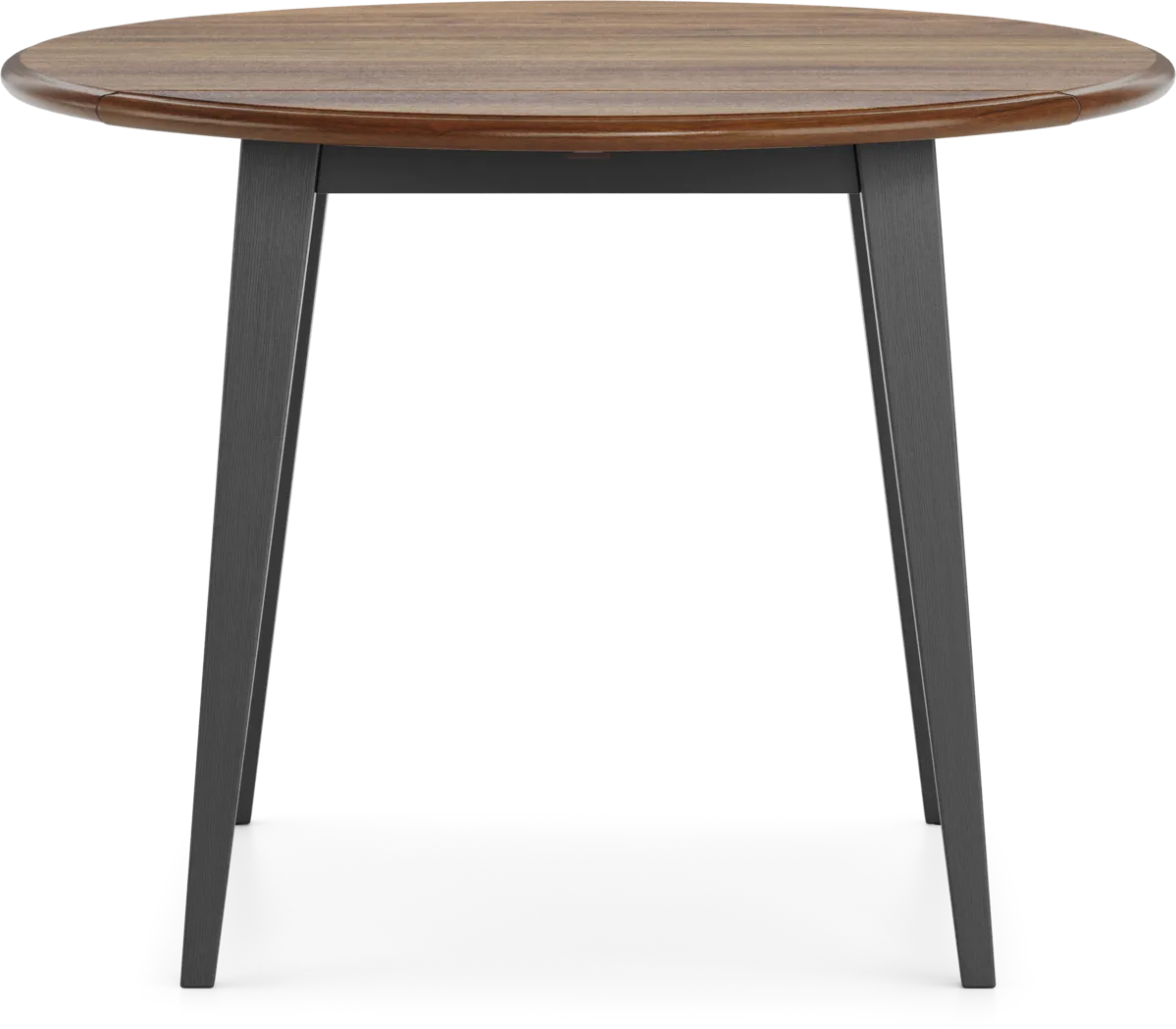 Millsboro Black Round Drop-Leaf Dining Table - Image 5