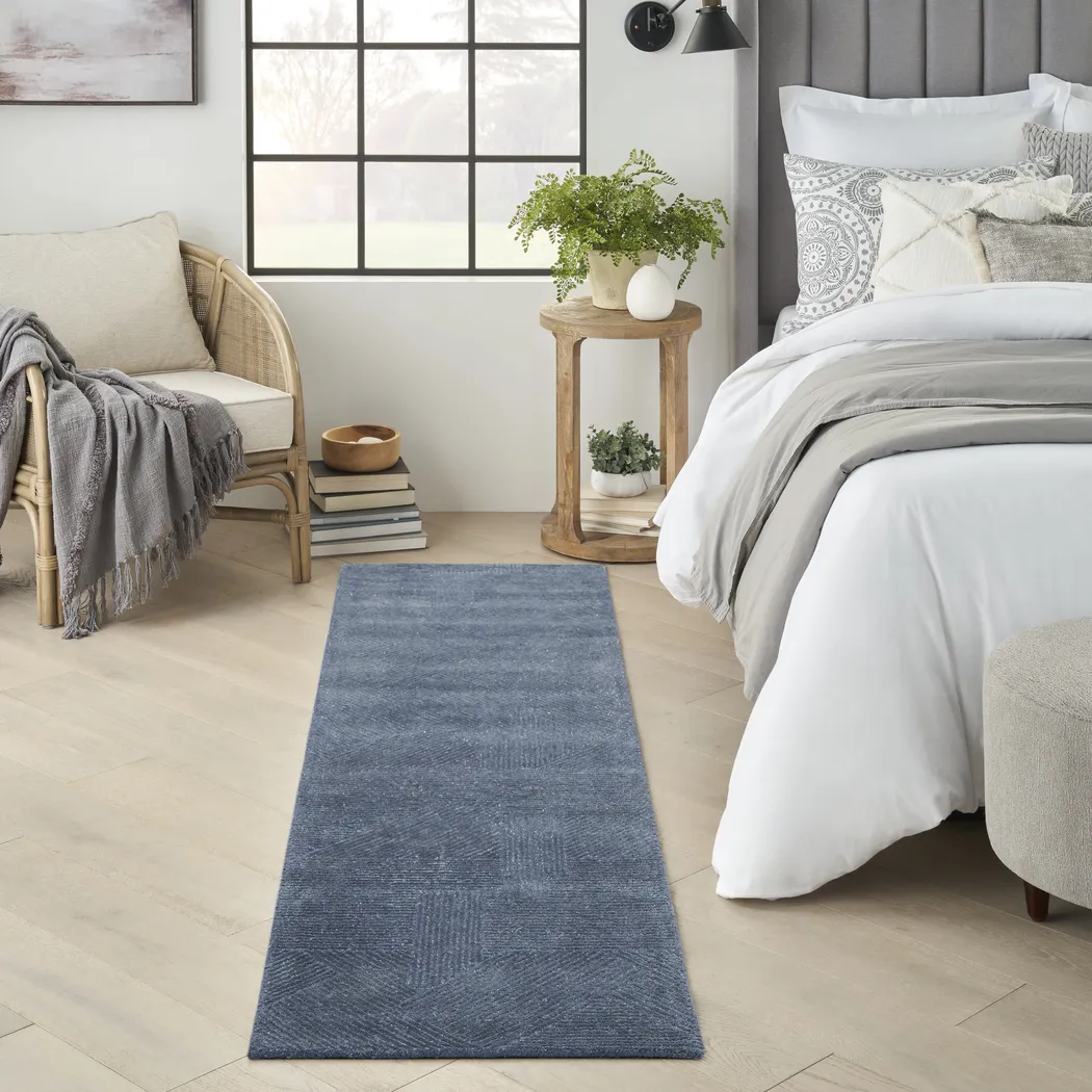 Millsboro Blue 2'3 x 8' Runner Rug - Thumbnail - Image 2