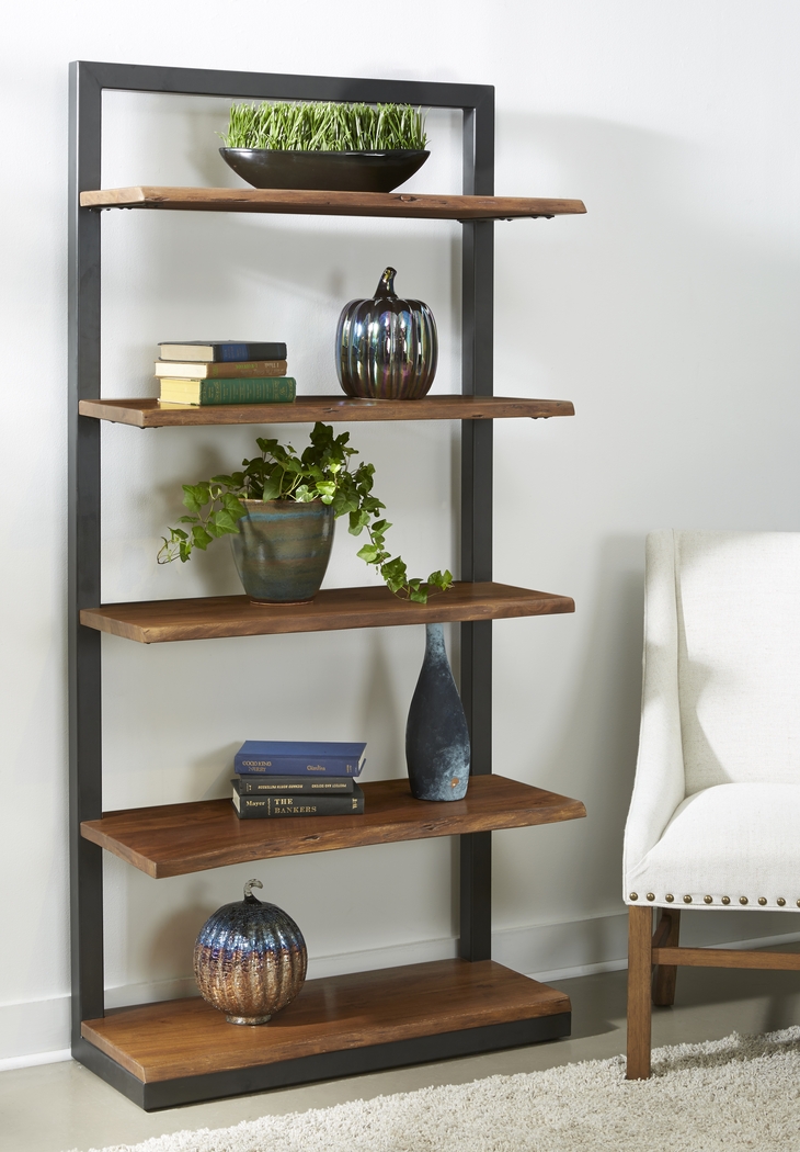Millvale Brown Bookcase - Thumbnail - Image 2