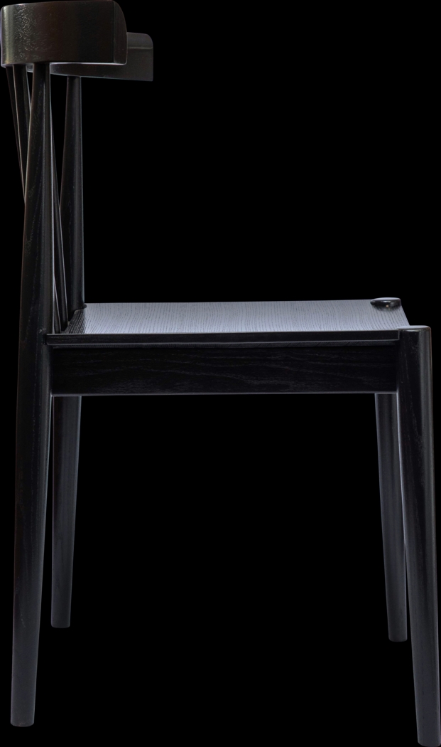 Millwick Black Side Chair - Thumbnail - Image 4