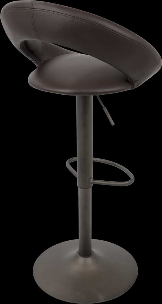 Milos Brown Barstool (Set of 2) - Thumbnail - Image 2