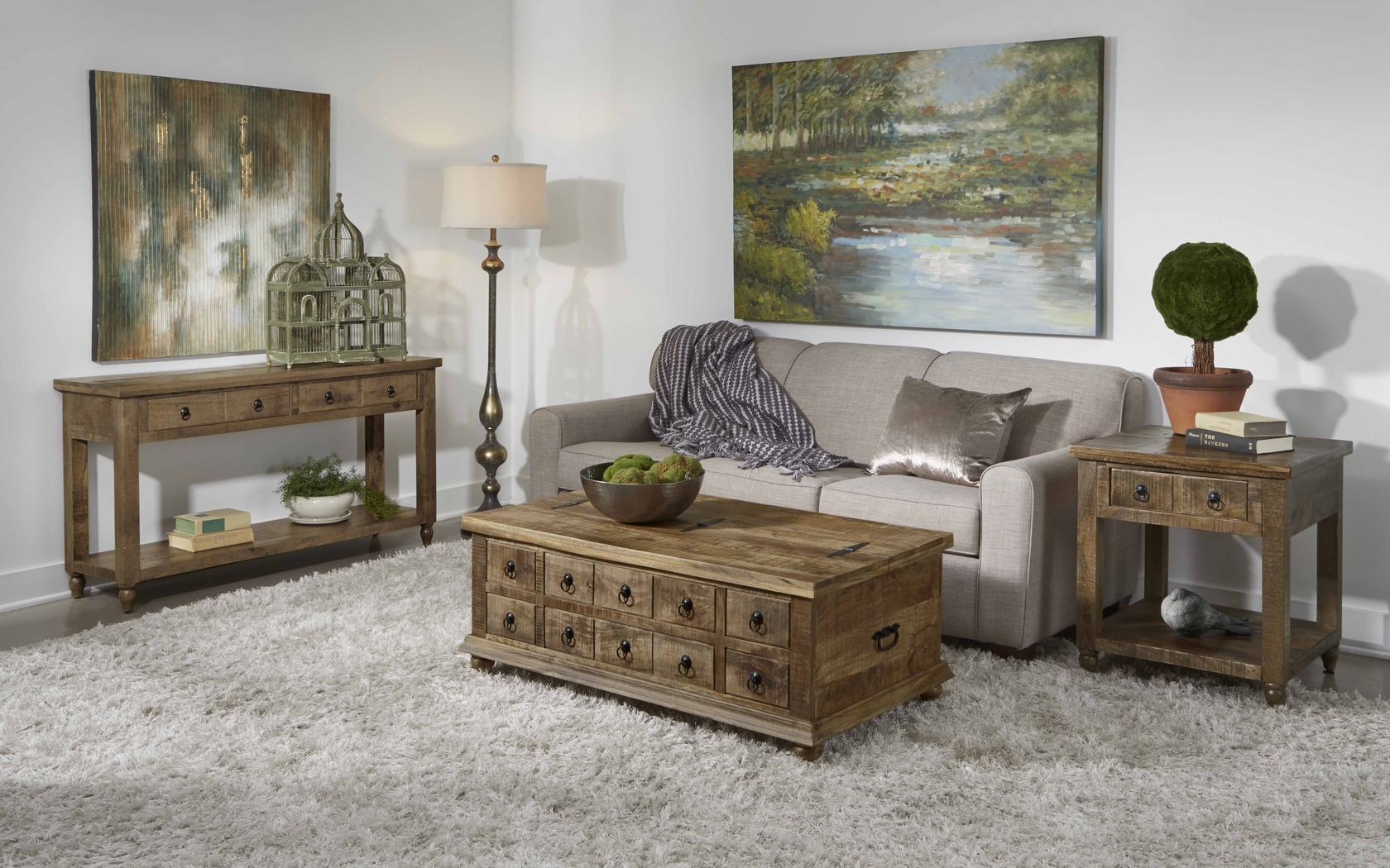 Milton Road Brown Accent Table - Thumbnail - Image 8