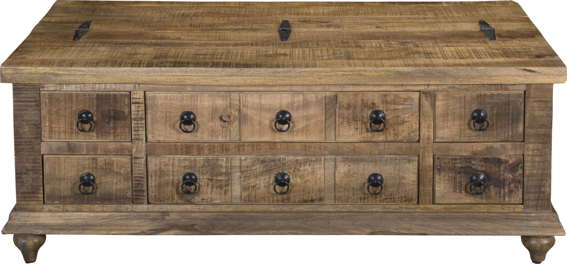 Milton Road Brown Trunk Cocktail Table - Thumbnail - Image 3