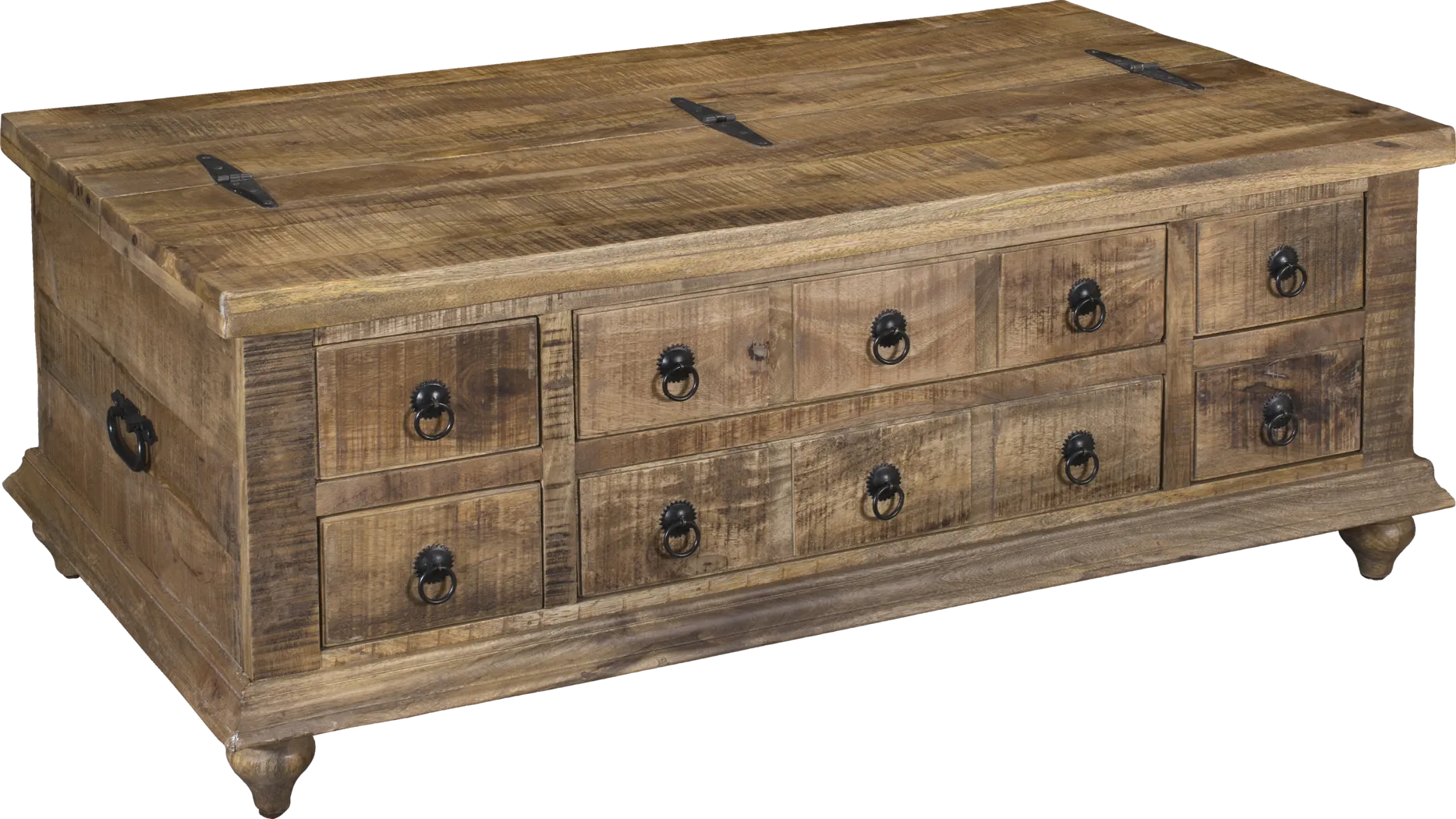 Milton Road Brown Trunk Cocktail Table - Thumbnail - Image 1