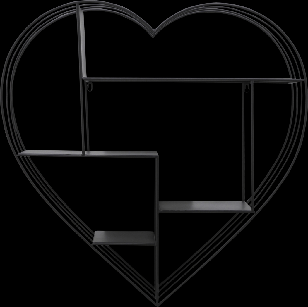 Mimbro Black Wall Shelf - Thumbnail - Image 1