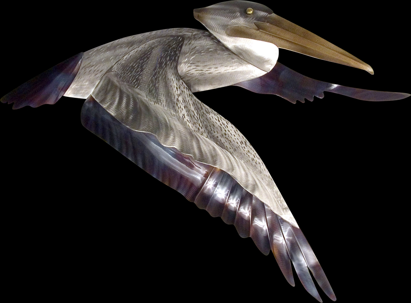 Mincho III Silver Indoor/Outdoor Wall Art - Thumbnail - Image 1