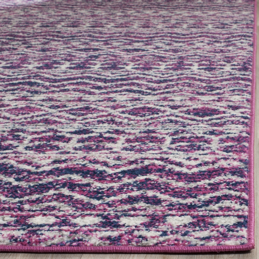 Mindon Town Fuchsia 2'3 x 8' Runner Rug - Thumbnail - Image 2