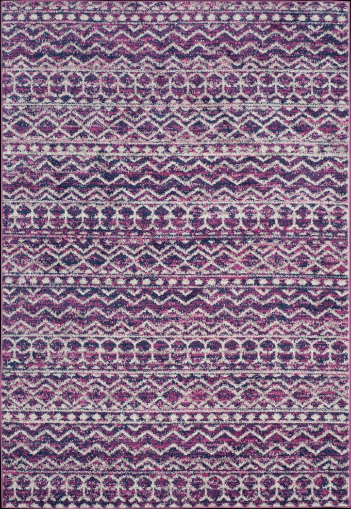 Mindon Town Fuchsia 4' x 6' Rug - Thumbnail - Image 1